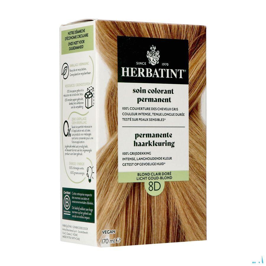 Herbatint 8D Licht Goblond 170 ml