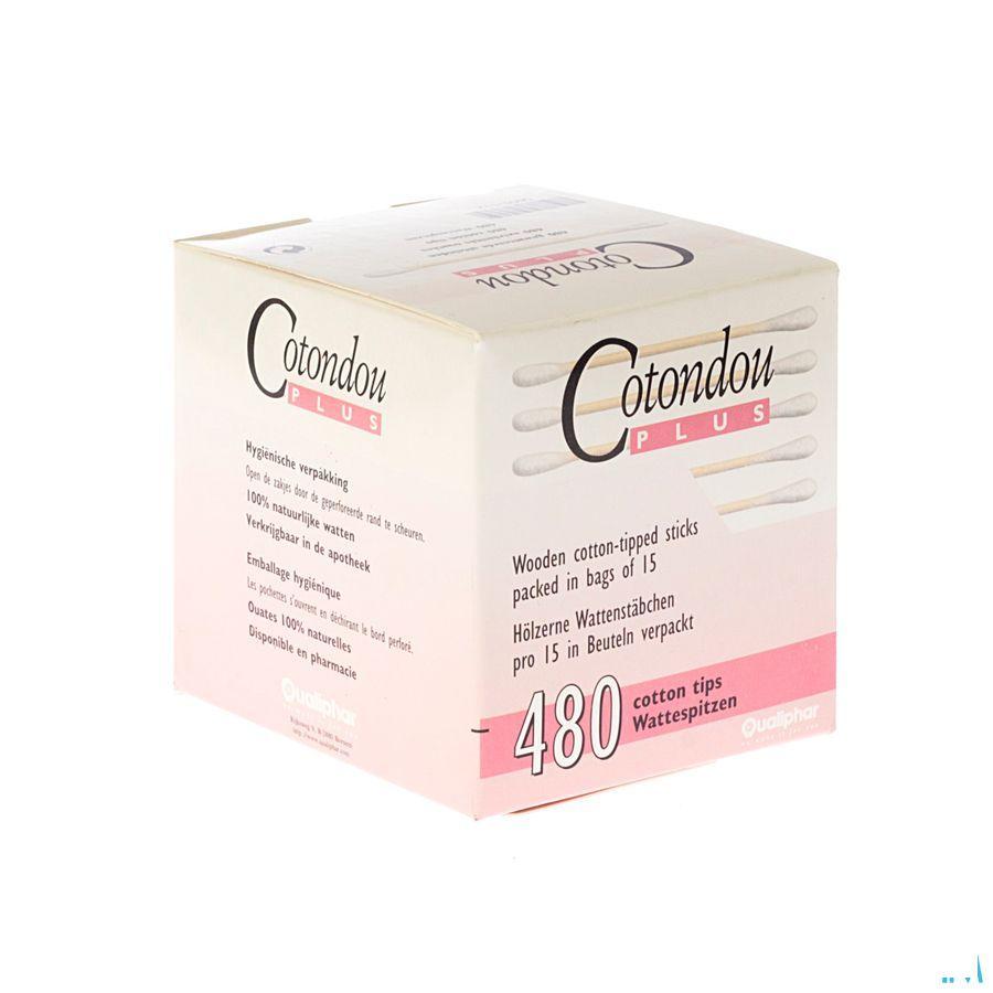 Cotondou Plus Wattestaafje Hout 240