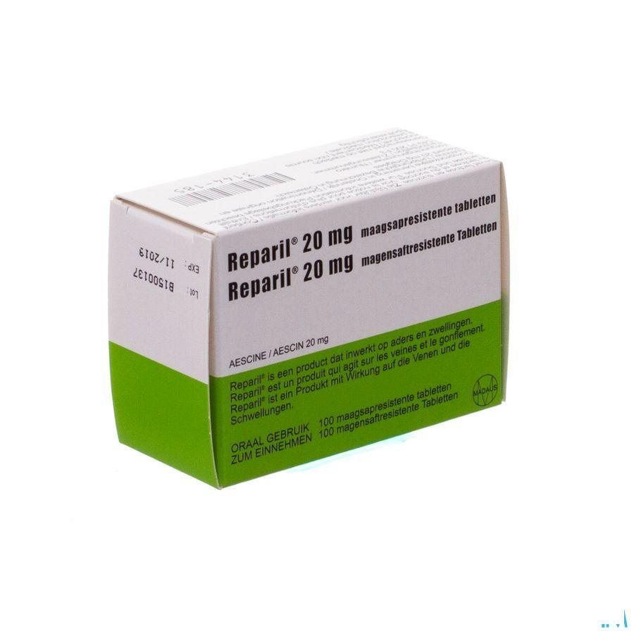 Reparil 20 mg Maagsapresist Tabletten 100