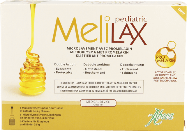 Melilax Pediatric Microlavement 6x5 gr  -  Aboca
