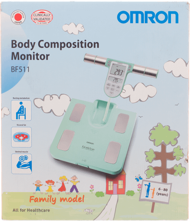 Omron Bf511t Turq. Lichaamscompositiemeter 