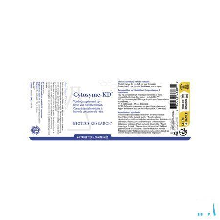 Biotics Cytozyme-Kd 60 tabletten  -  Energetica Natura