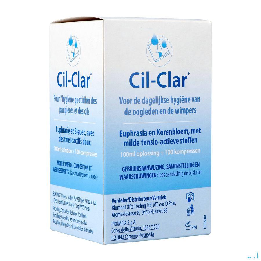 Cil-Clar Hygiene Paupiere 100 ml+Cp 100 