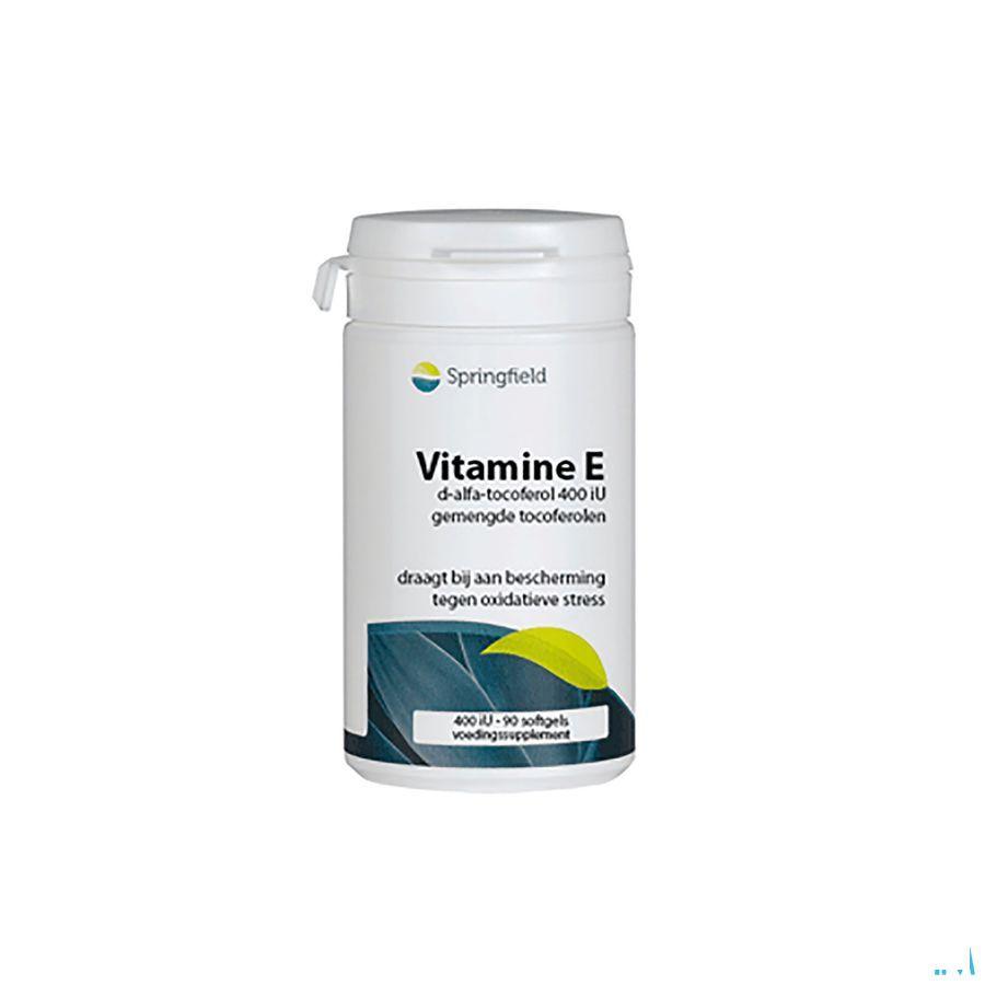 Vitamine E 400iu Springfield Softgels 90  -  Springfield Nutraceuticals