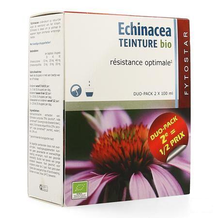 Fytostar Echinacea Tinktuur Bio Duo2x100 ml  -  Ocebio