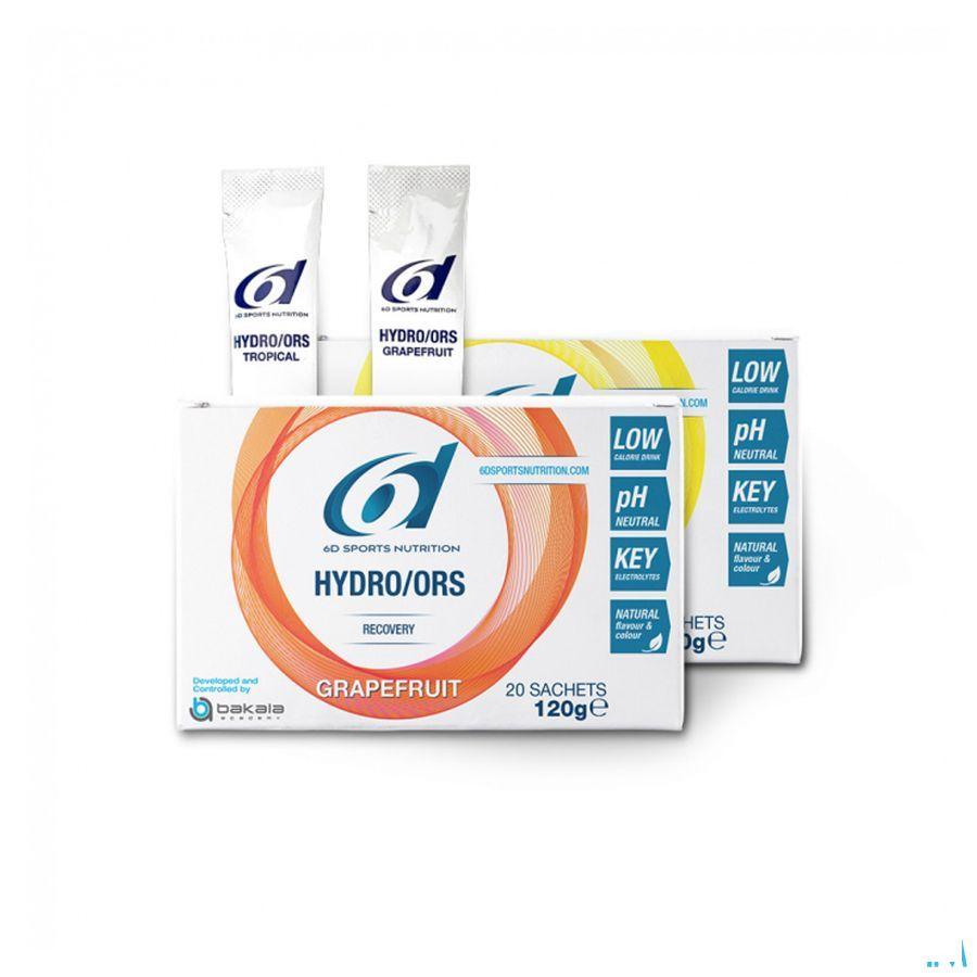 6d Sixd Hydro Ors Grapefruit Zakjes 20