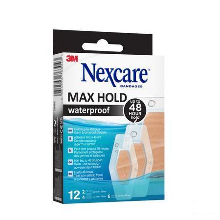 Nexcare 3M Maxhold Wtp Assortiment 3 Maten 12  -  3M