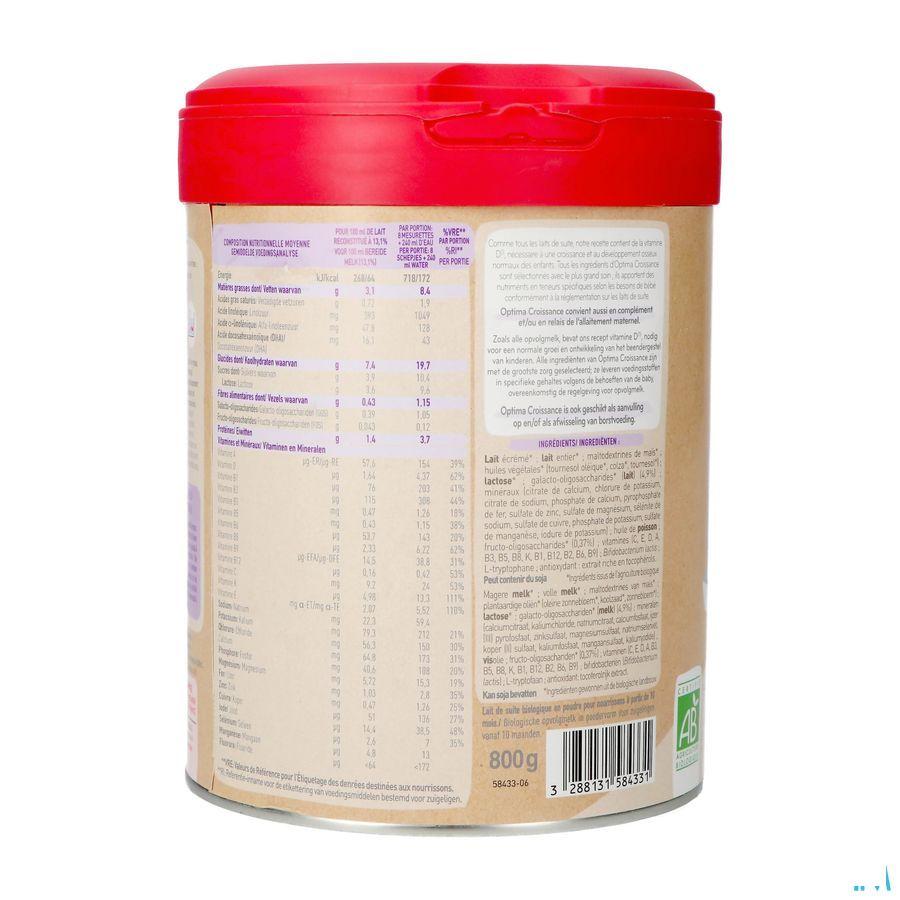 Babybio Optima 3 Peutermelk 800G  -  Ocebio