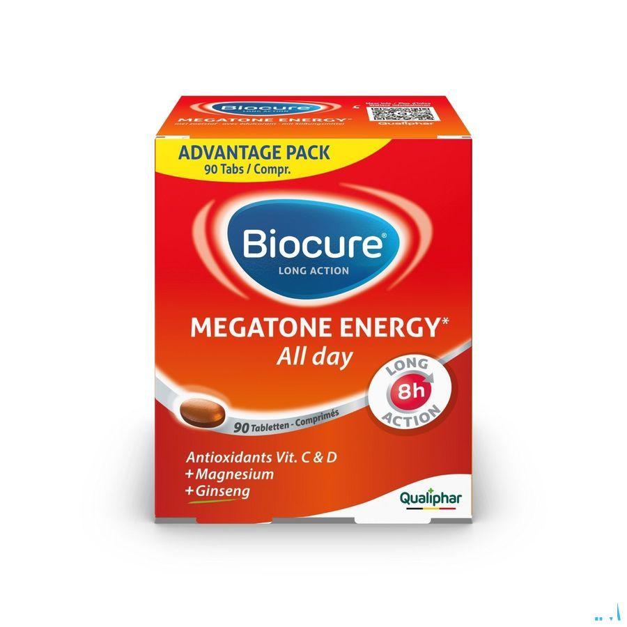 Biocure Megatone Energy La Advantage Pack Tabl 90  -  Qualiphar