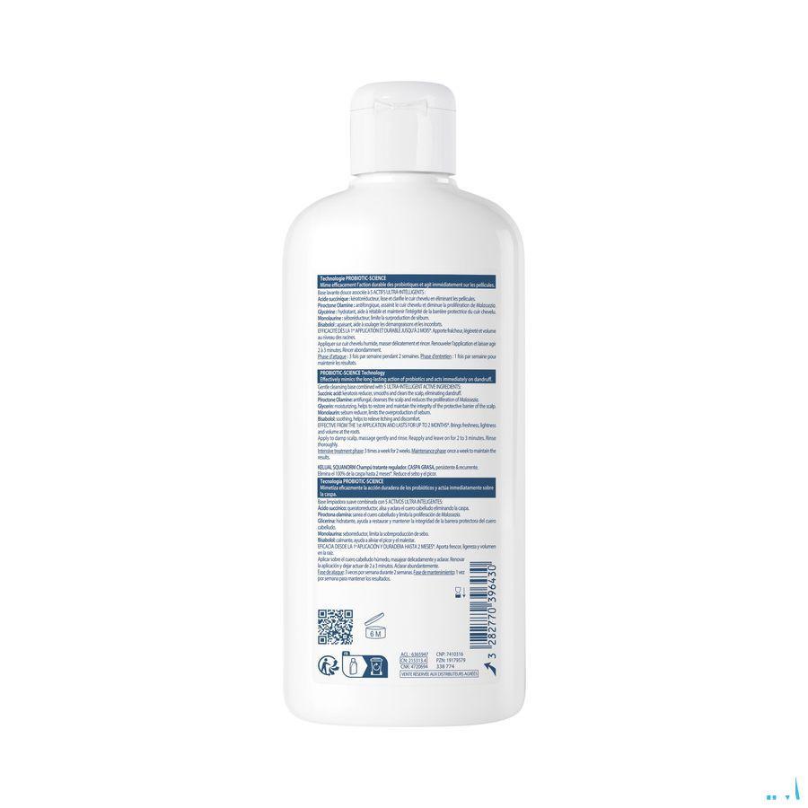 Ducray Kelual Squanorm Shampoo Vette Schilfers 400 ml