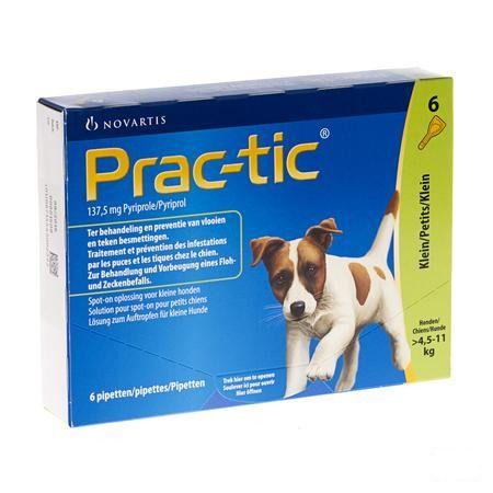 Prac-tic Spot-on Anti vlo-teek Kleine Hond .2x3