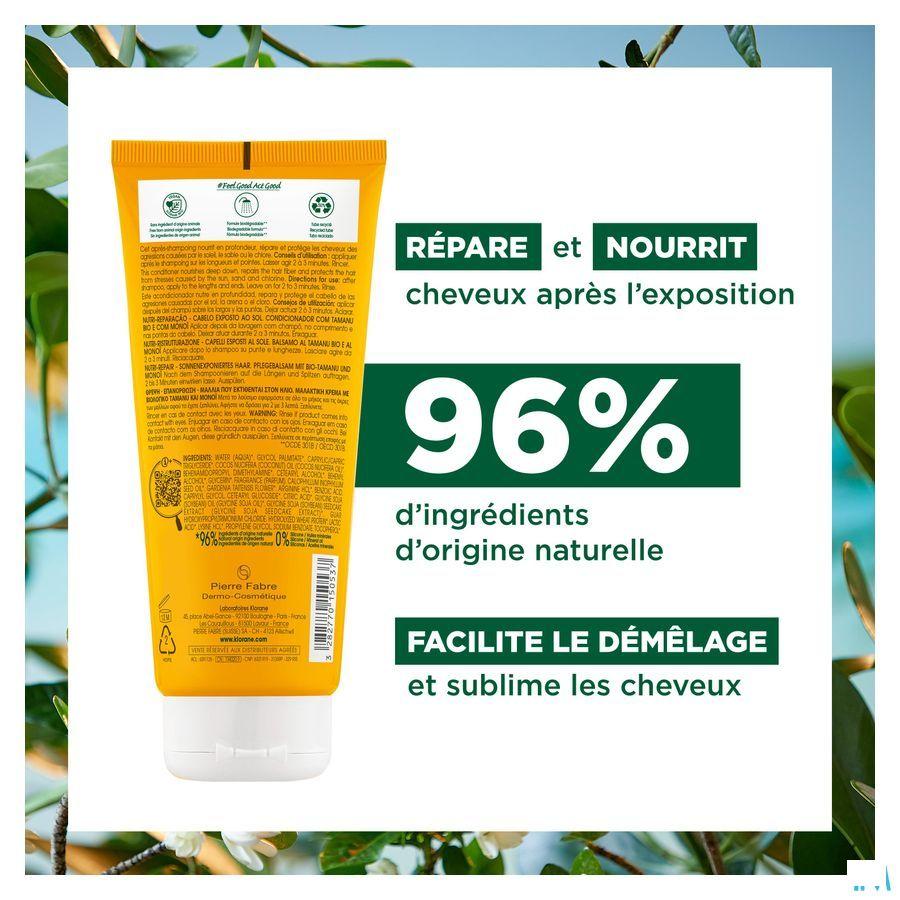 Klorane Capilaire Apres Shampooing Tamanu&Monoi Bio 200 ml