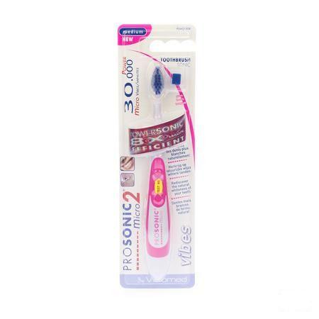 Prosonic Micro2 Brosse Dents Sonic Rose  -  Biosynex