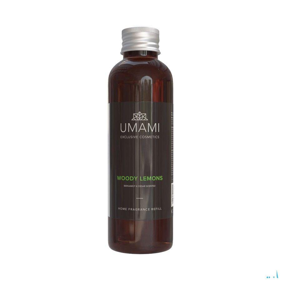 Umami Woody Lemons Refill Geurstokjes 250 ml