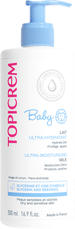 Topicrem Ultra Hydratant Lait Bebe 500 ml