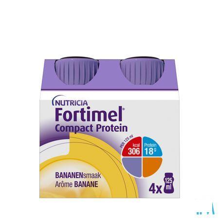 Fortimel Compact Protein Banane 4x125 ml  -  Nutricia