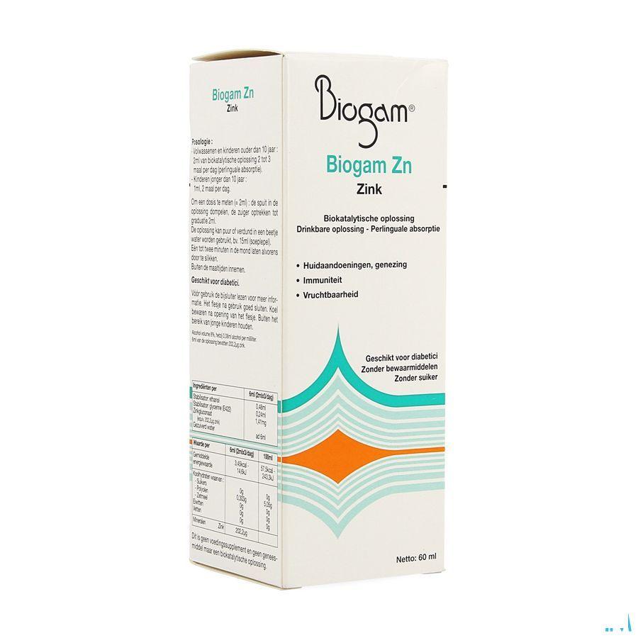 Biogam Zn Flacon 60 ml  -  Sterop