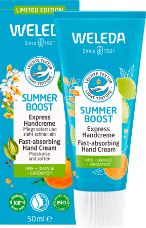 Weleda Summer Boost Handcreme Limited Edition 50 ml