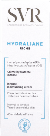 Hydraliane Rijk Creme Tube 40 ml  -  Svr Laboratoire