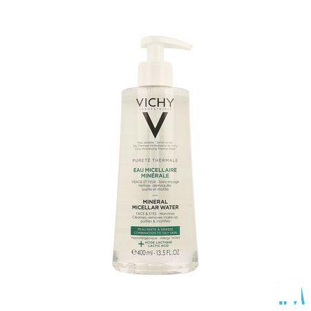 Vichy Pt Micellair Water Vette Gemengde Huid 400 ml  -  Vichy