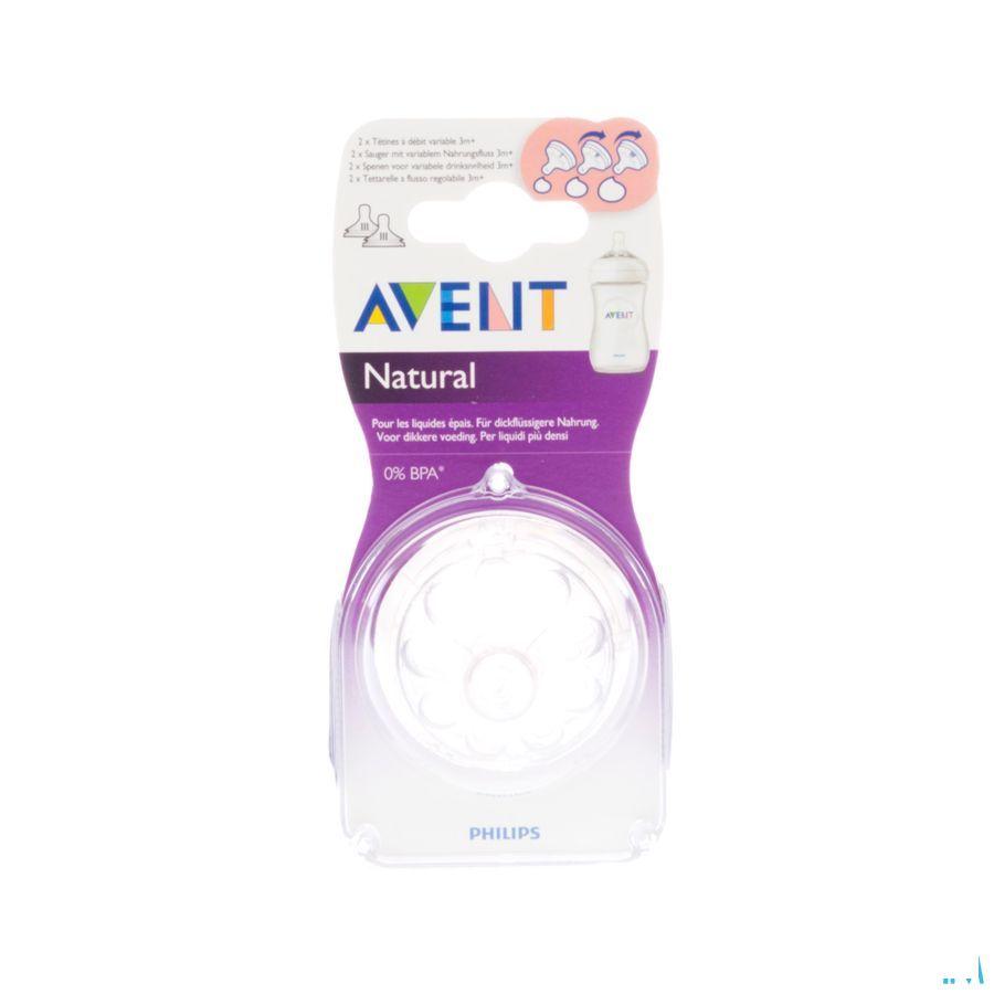 Philips Avent Natural Tetine Variable 1  -  Bomedys