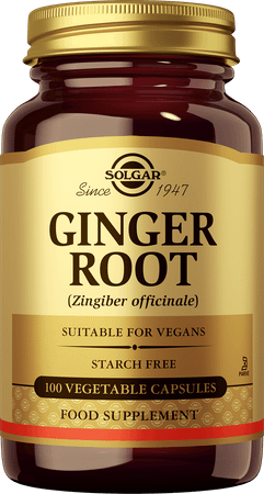 Solgar Ginger Root V-Caps 100  -  Solgar Vitamins