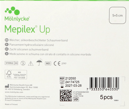 Mepilex Up 5X5cm 5 212050