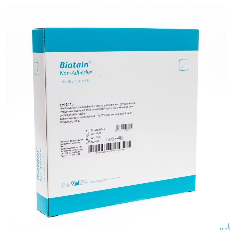 Biatain Pansement Mousse N/adh 15,0x15,0cm 5 33413  -  Coloplast