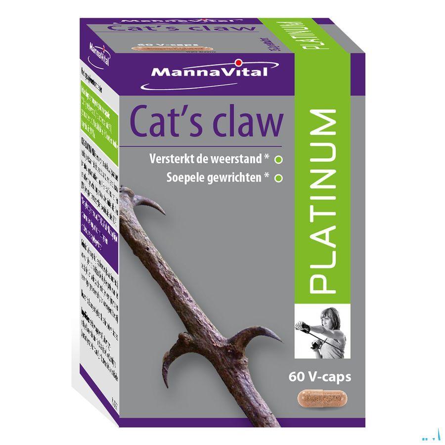 Mannavital Cats Claw Platinum V-Capsule 60
