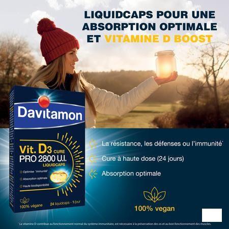 Davitamon Vegan Vit.D3 2800Iu 24 Caps Be  -  Perrigo