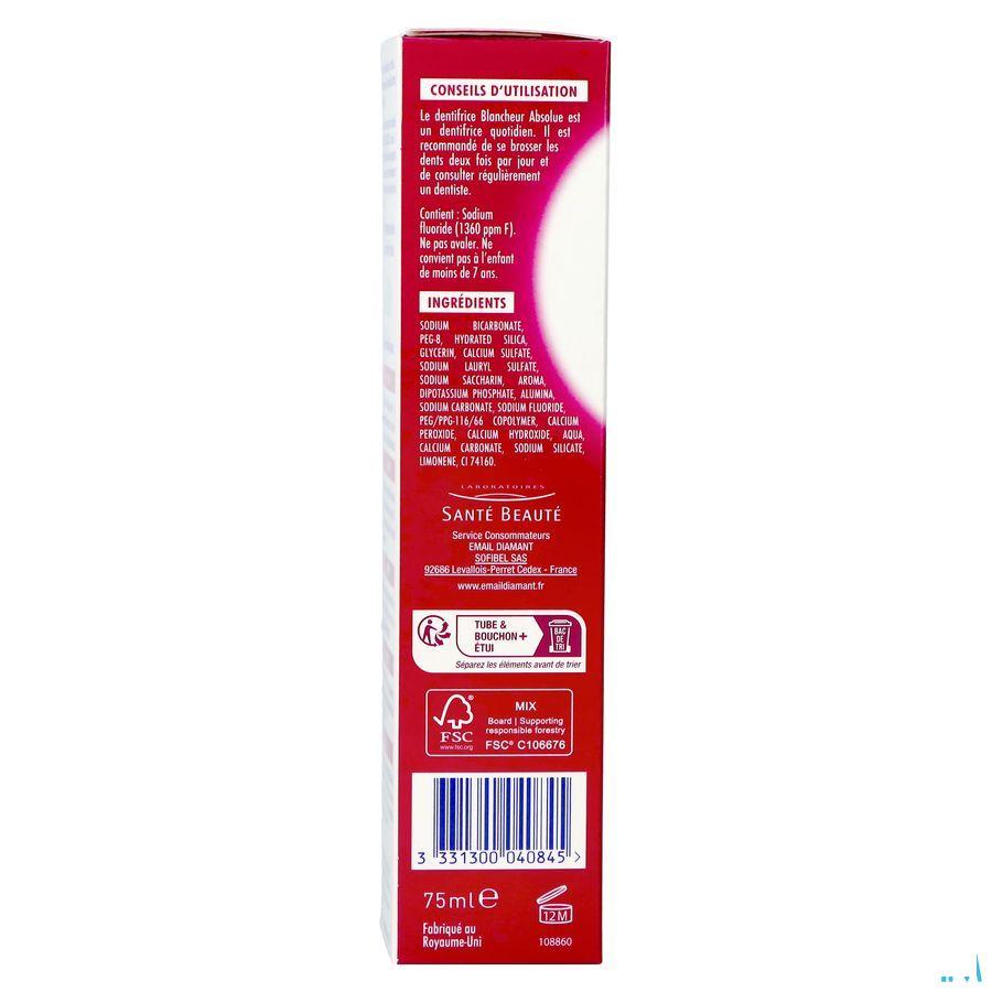 Email Diamant Tandpasta Blancheur Absolue 75 ml Email Diamant Tandpasta Blancheur Absolue 75 ml