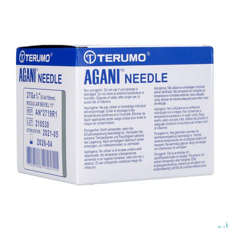 Terumo Aiguille Agani 27G 3/4 Rb Gris 100  -  Terumo Europe