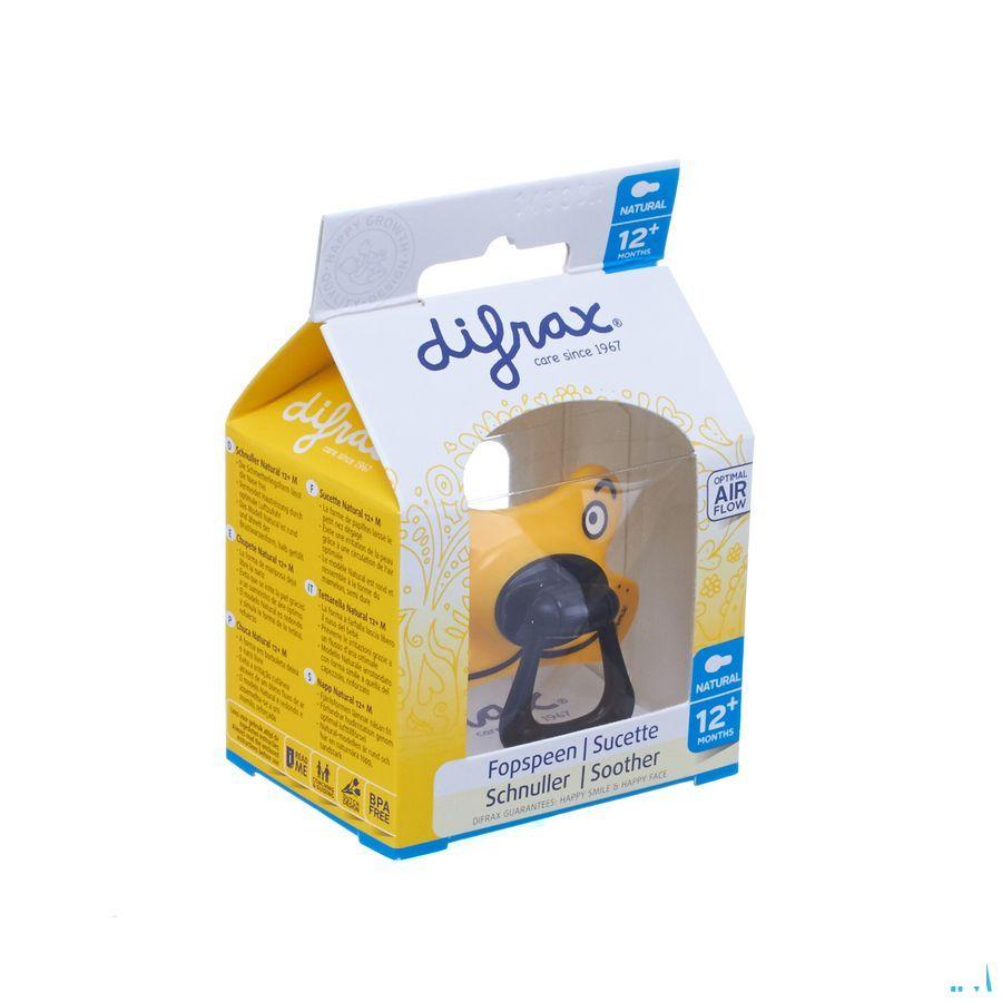 Difrax Fopspeen Natural 12 + M  -  Difrax
