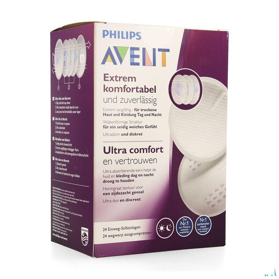 Philips Avent Borstkompres Dag/nacht 24 Scf254/24  -  Bomedys