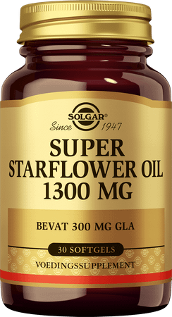 Super Starflower Oil 1300 mg (300 mg Gla) Softgel 30  -  Solgar Vitamins