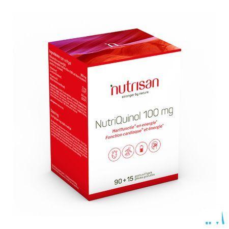 Nutriquinol 100 mg Softgels 90 + 15   -  Nutrisan