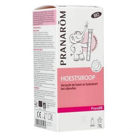 Pranabb Keelsiroop Bio Droge Hoest 100ml  -  Pranarom