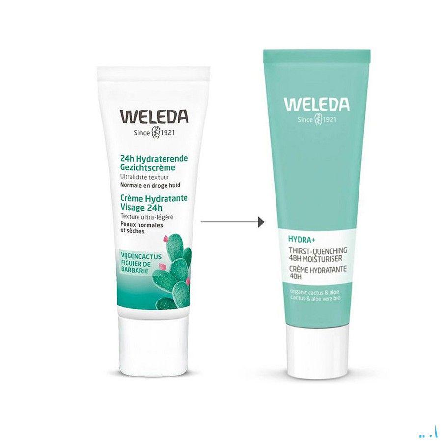 Weleda Hydra+ Creme Hydra-Apaisante 48H 30 ml  -  Weleda