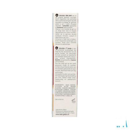 Dologel 1E Dent Gel Gingival Apaisant Tube 25ml