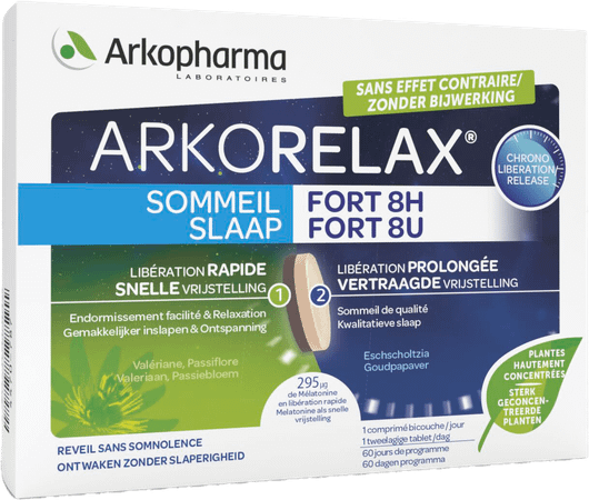 ArkoRelax Sommeil Fort 8H Tabl 60