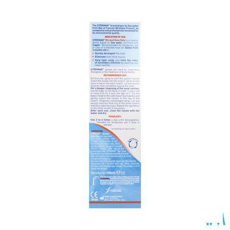 Sterimar Baby Hypertone Neusspray Zeewater 100 ml  -  Melisana