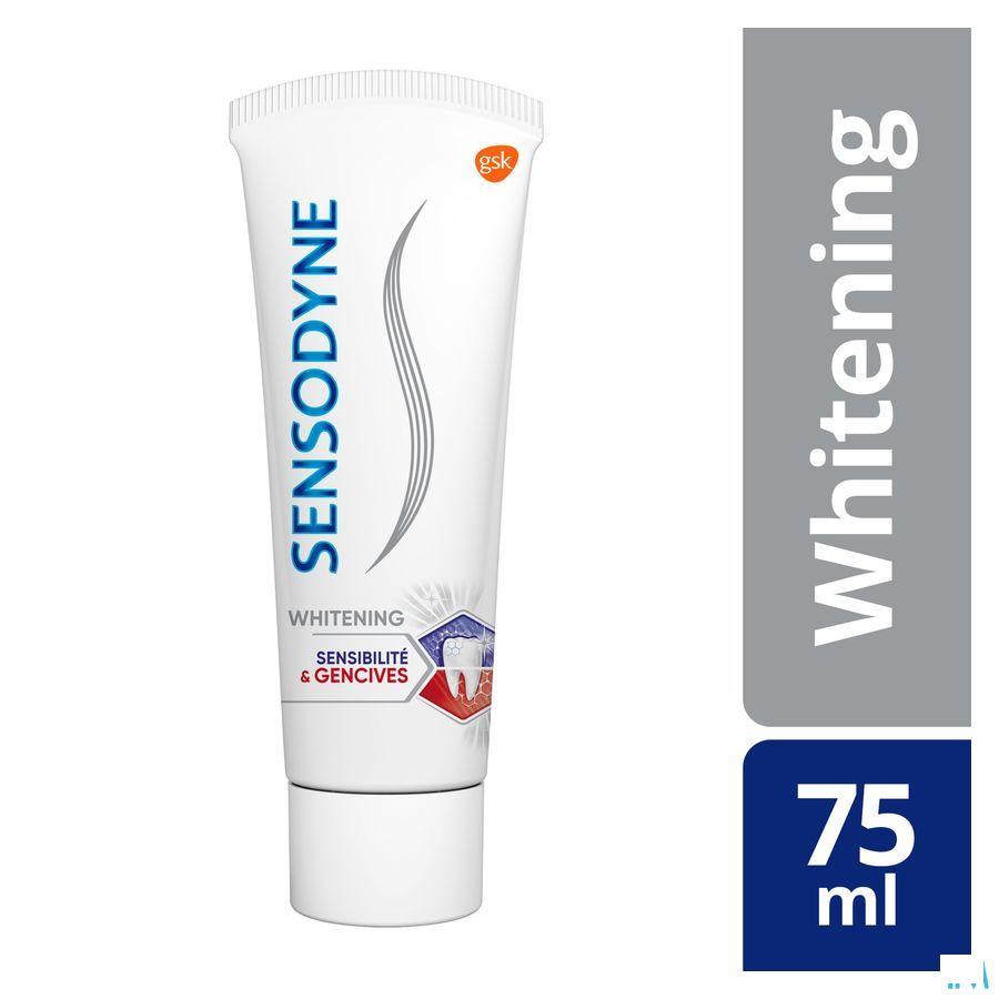 Sensodyne Dentifr.sensibilite + gencives Whiten.75 ml