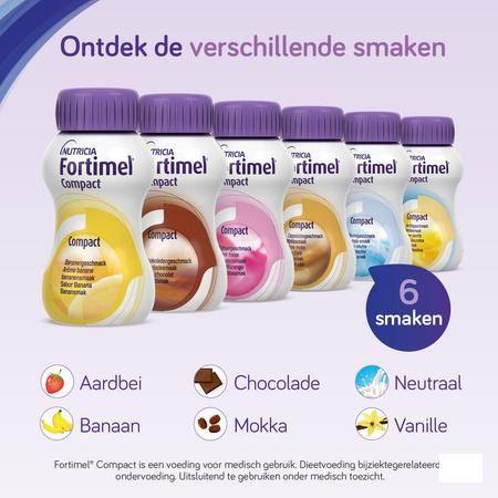 Fortimel Compact Aardbei 4x125 ml  -  Nutricia