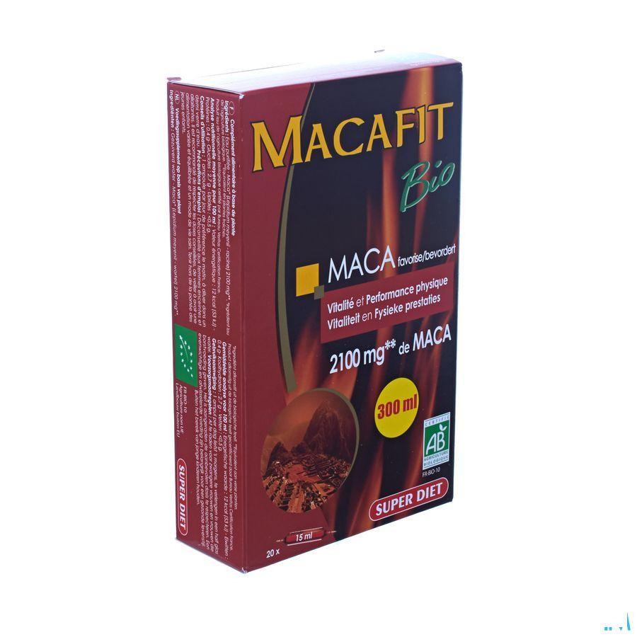 Super Diet Macafit Bio Ampoule 20x15 ml  -  Superdiet Laboratoires
