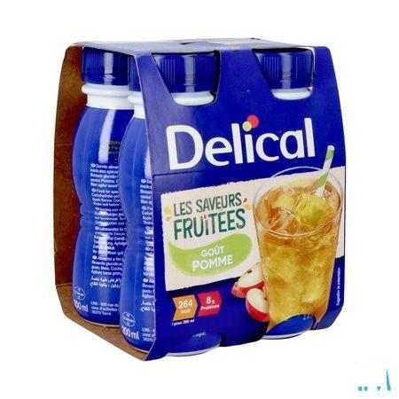 Delical Fruitdrink Appel 4 x 200 ml