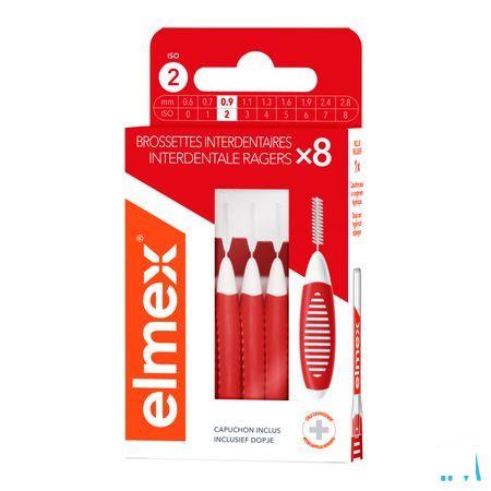 Elmex Set Brossettes Interdentaires Iso 2 0,9Mm 8