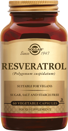 Solgar Resveratrol V-Caps 60  -  Solgar Vitamins