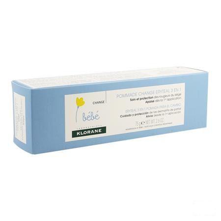 Klorane Baby Eryteal Creme Luierwissel 75 gr