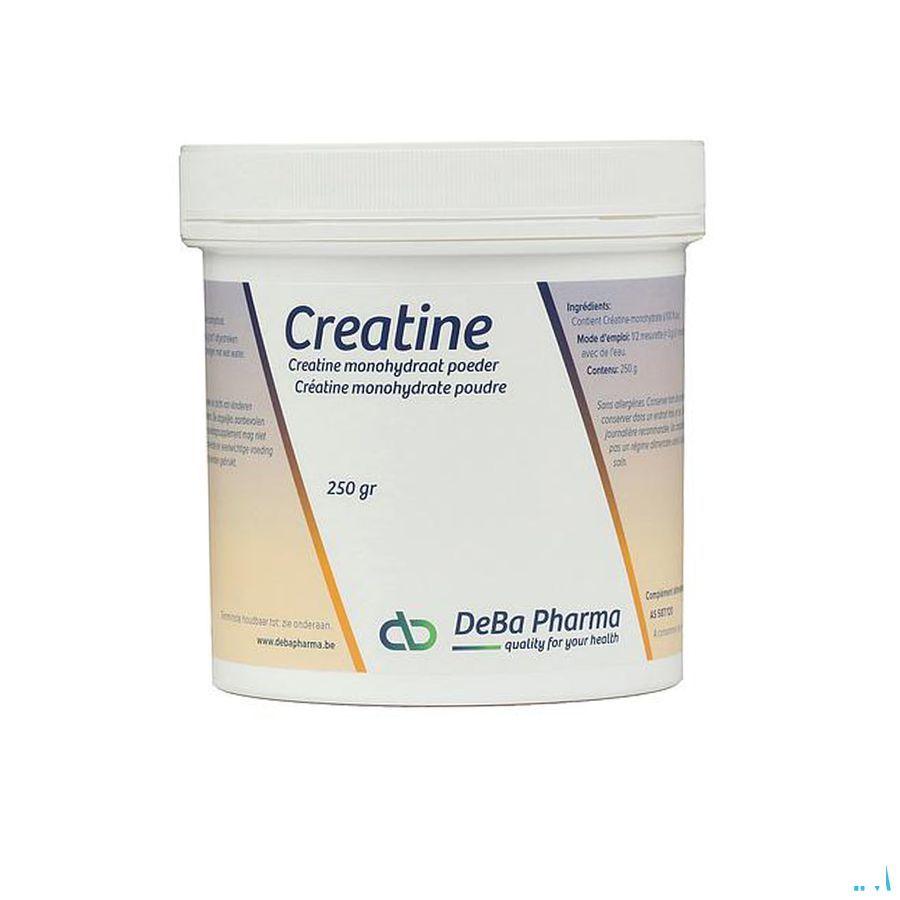Creatine Monohydraat Poeder Oplosbaar 250 gr  -  Deba Pharma