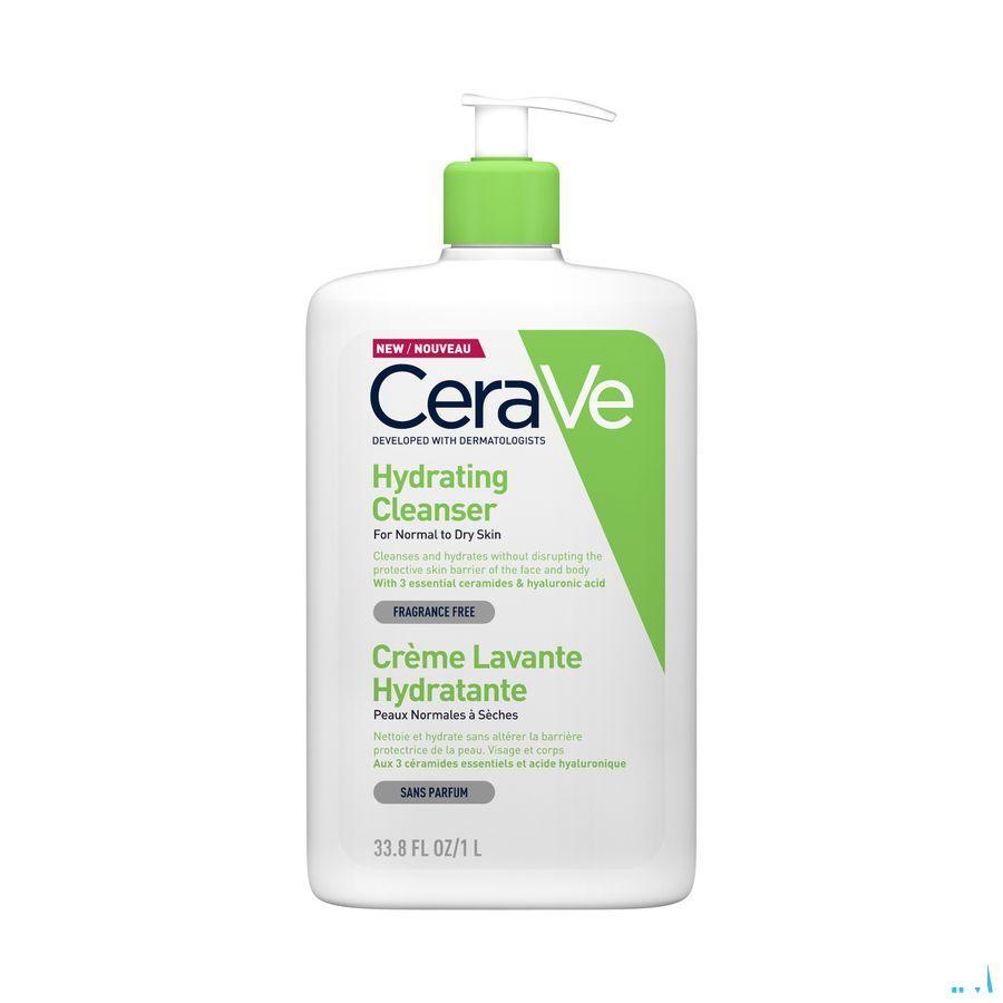 Cerave Hydraterende Reinigingscreme Pompfl 1l  -  Cerave